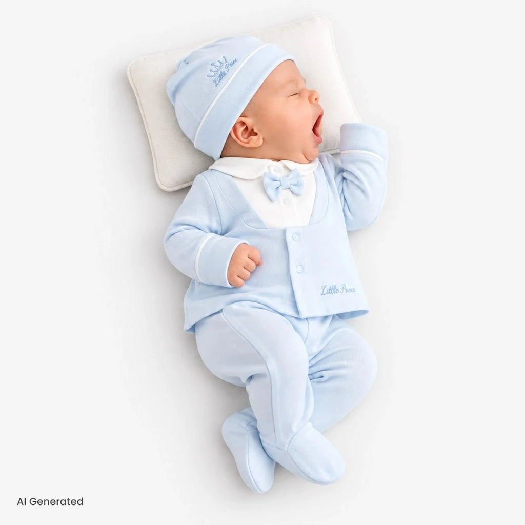 Bebetto 5 Piece Baby Hospital Bag Set on a Hanger (Newborn)