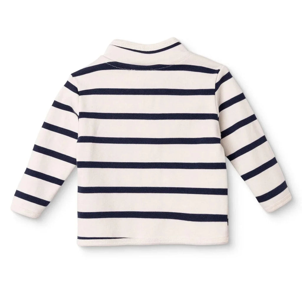 HelloBaby Grandad Collar Printed Baby Cardigan (1-3 Months to 12 Months)