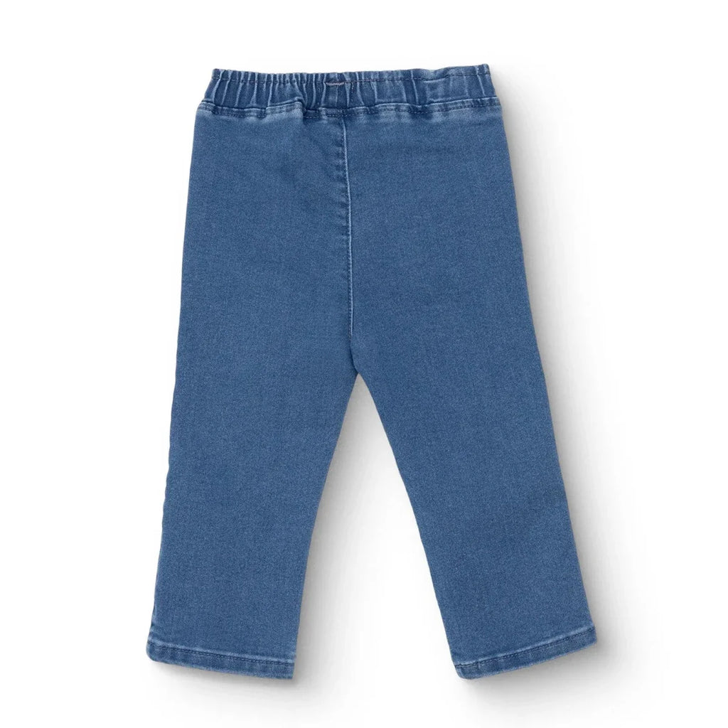 HelloBaby Girls Denim Trousers Buttoned Berry Belle Full Length - Indigo