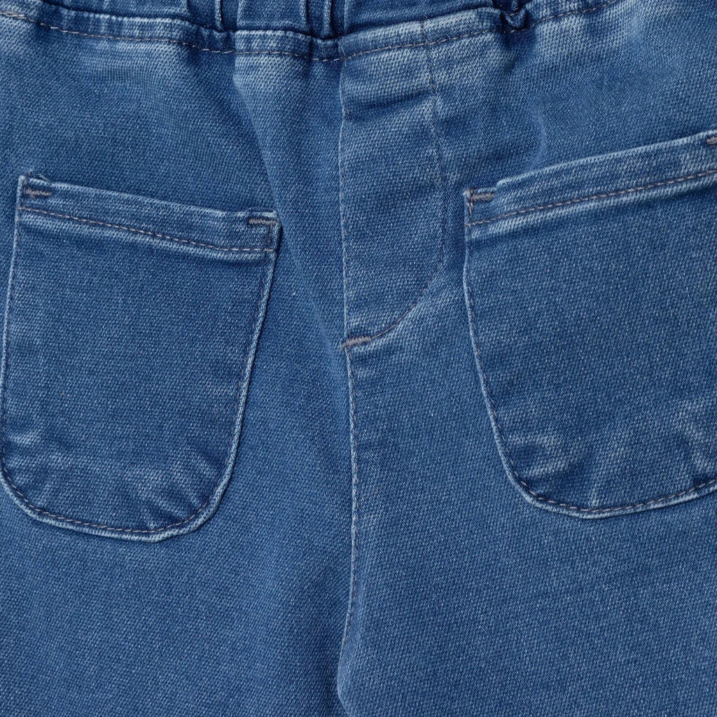 HelloBaby Girls Denim Trousers Buttoned Berry Belle Full Length - Indigo
