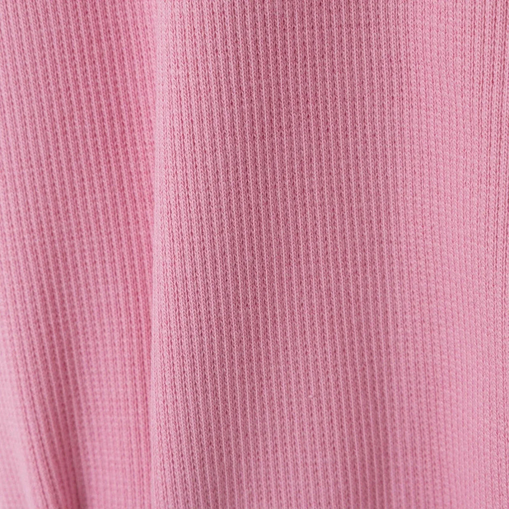 HelloBaby Girls Footed Sleepsuit Zip Fastening Crew Neck Full Length Long Sleeve - Pink