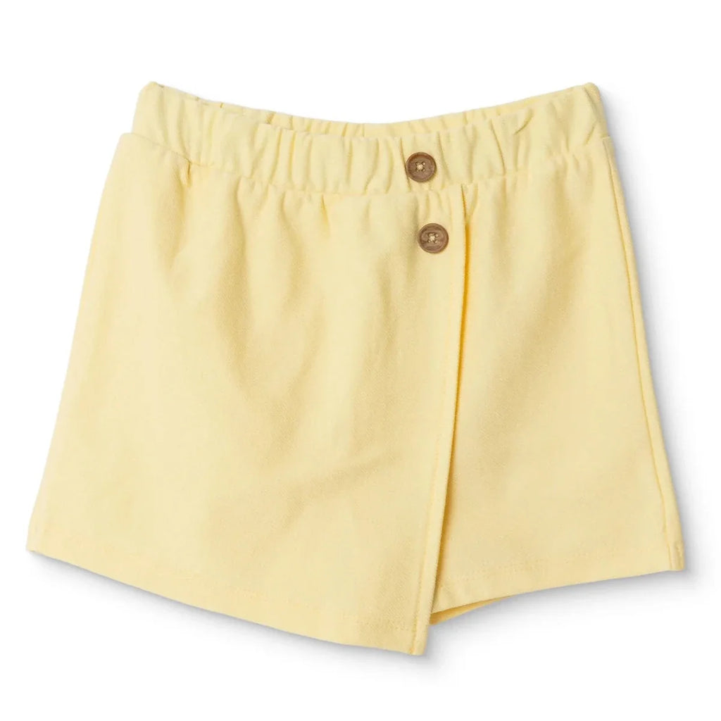 HelloBaby Girls Shorts with Buttons None Short Leg - Yellow