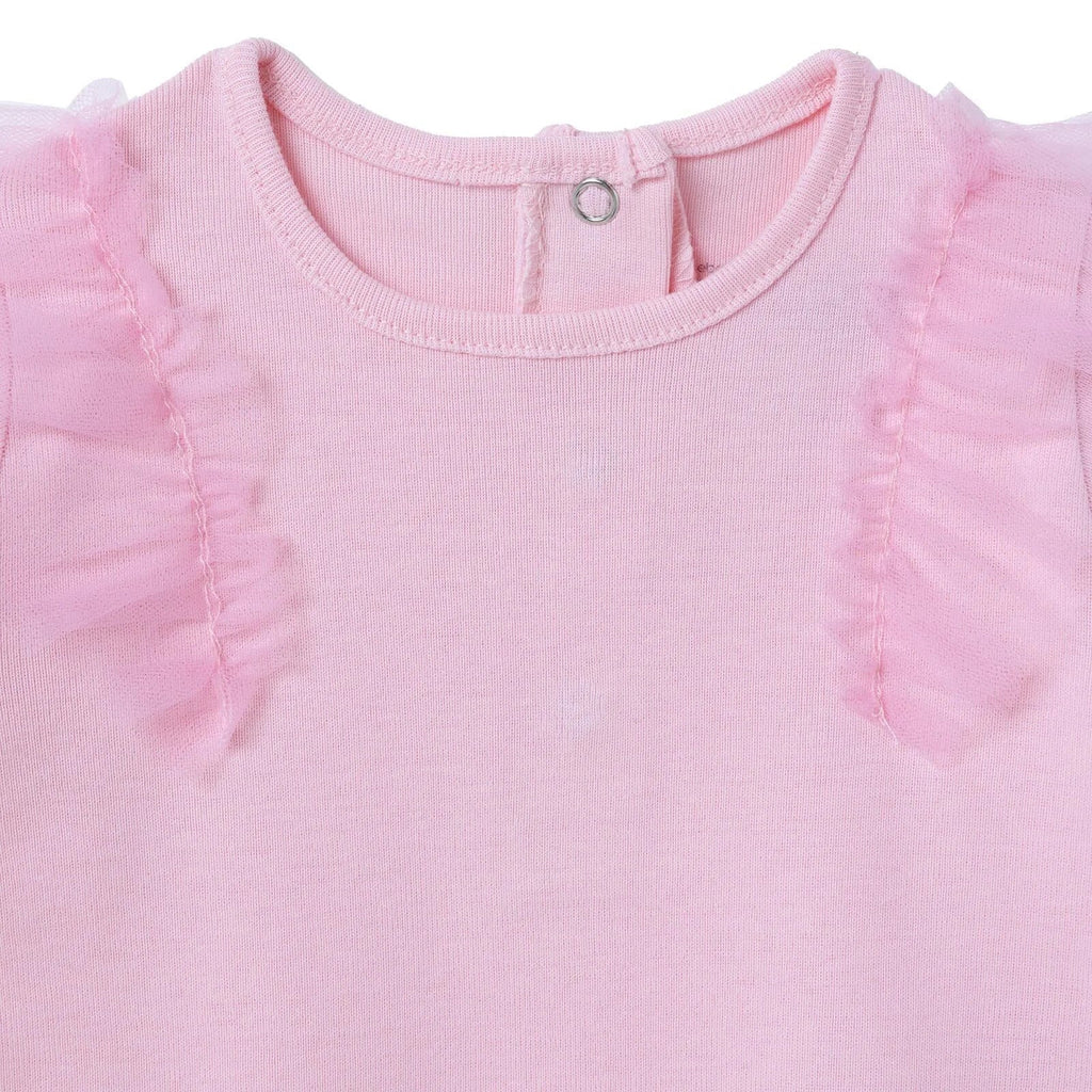 HelloBaby Floral Print Long Sleeve Baby Top & Tulle Skirt Set (1-3 to 12 Months)
