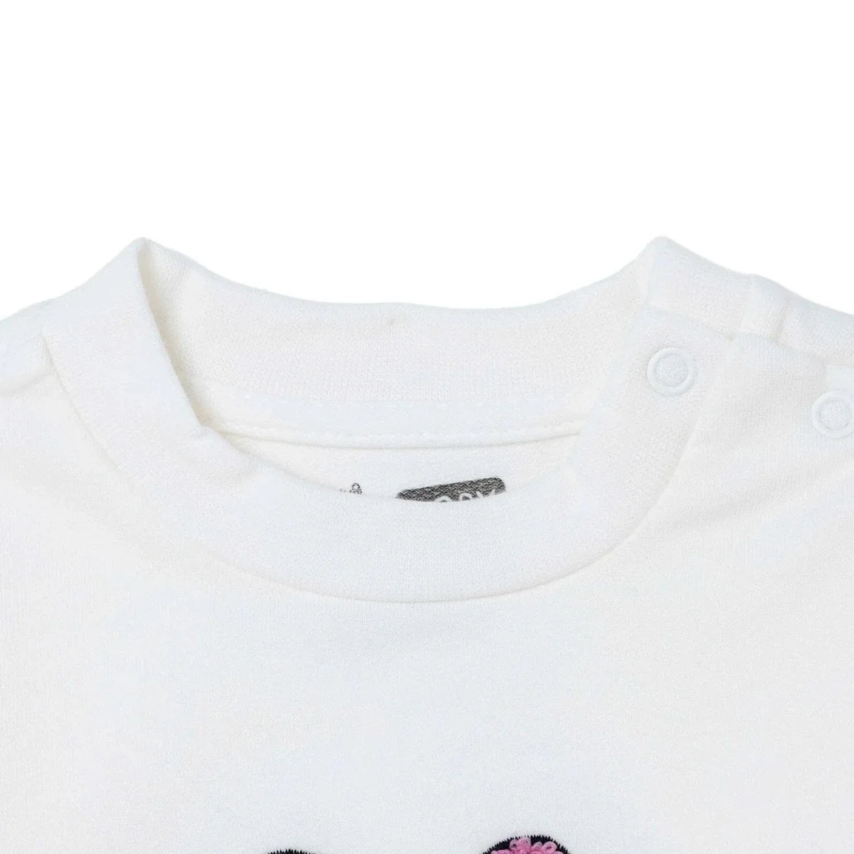 HelloBaby Cherry Print Baby Sweatshirt & Leggings Set (1-3 Months to 12 Months) - Pink