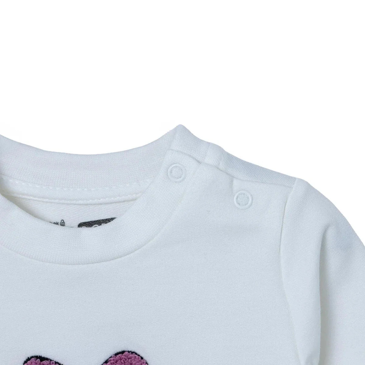 HelloBaby Cherry Print Baby Sweatshirt & Leggings Set (1-3 Months to 12 Months) - Pink