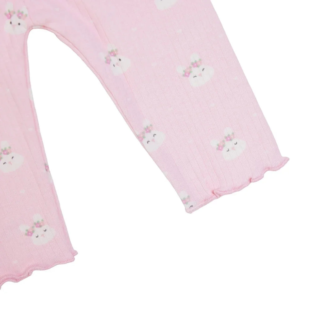 HelloBaby Printed Interlock Baby Leggings (1-3 Months to 12 Months)