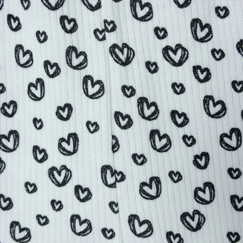 HelloBaby Heart Print Interlock Baby Leggings (1-3 Months to 12 Months)