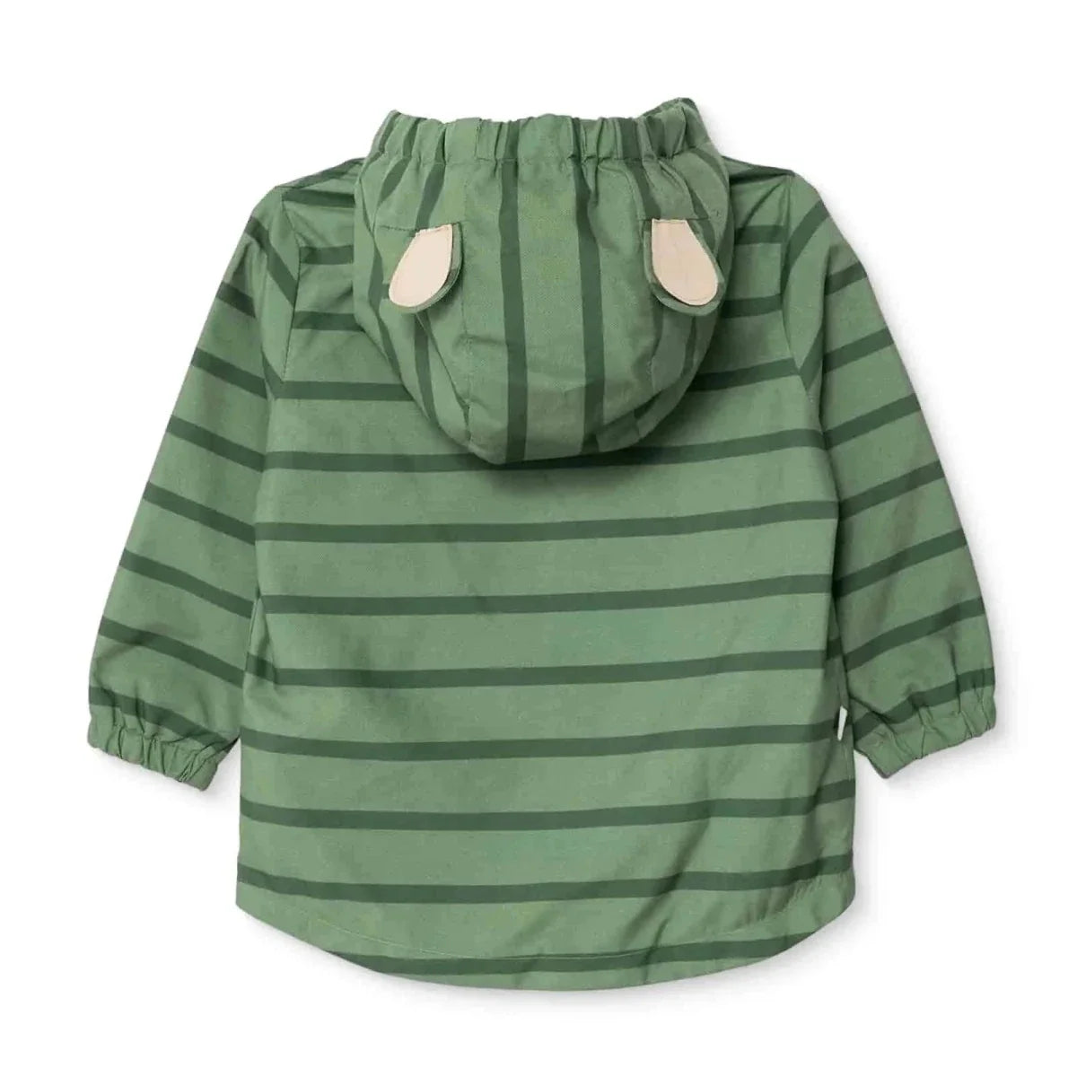 Midimod Animal Print Hooded Lined Baby Raincoat (9-12 Months to 2-3 Years) - Green Printed