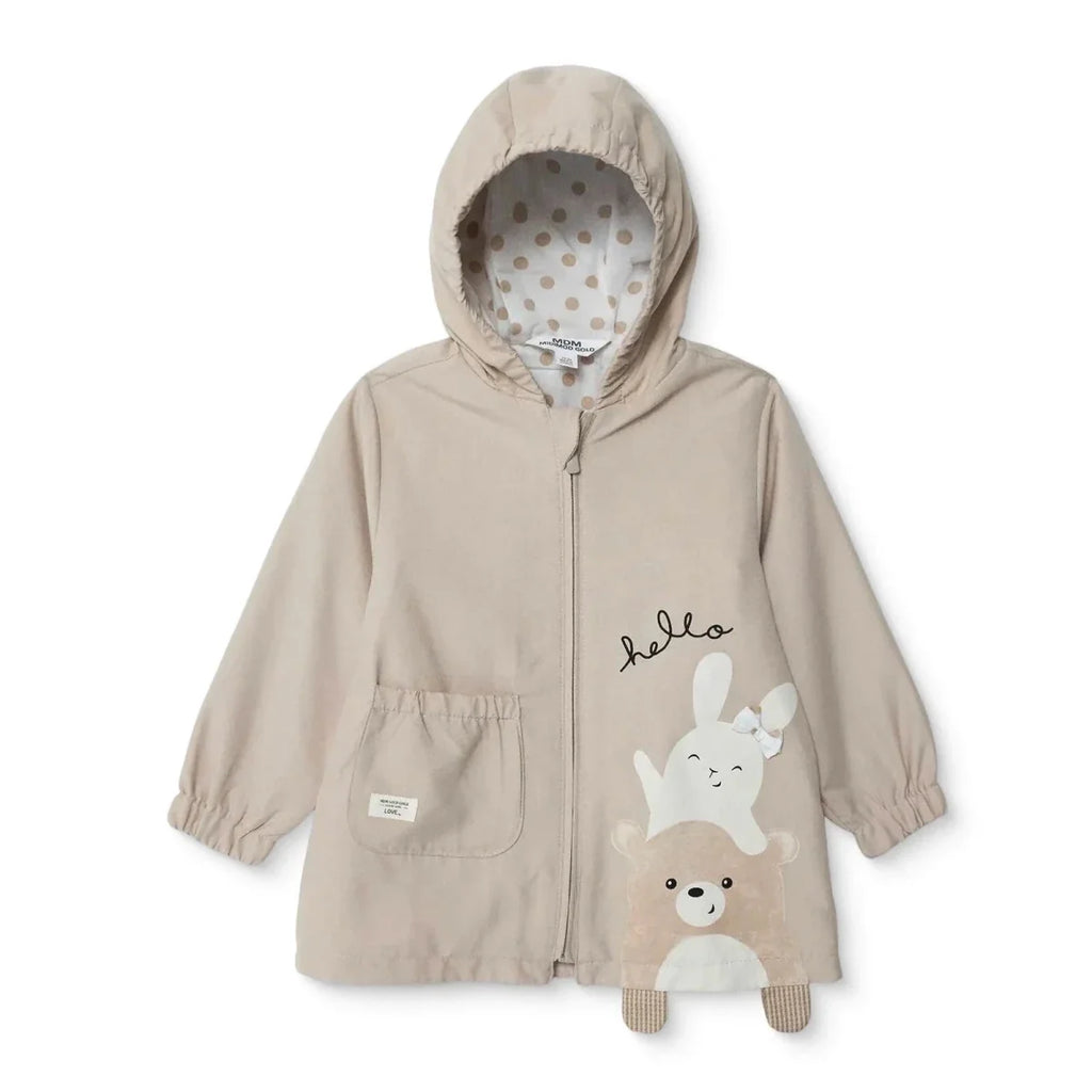 Midimod Hooded Lined Microfibre Baby Raincoat (9-12 Months to 4-5 Years)