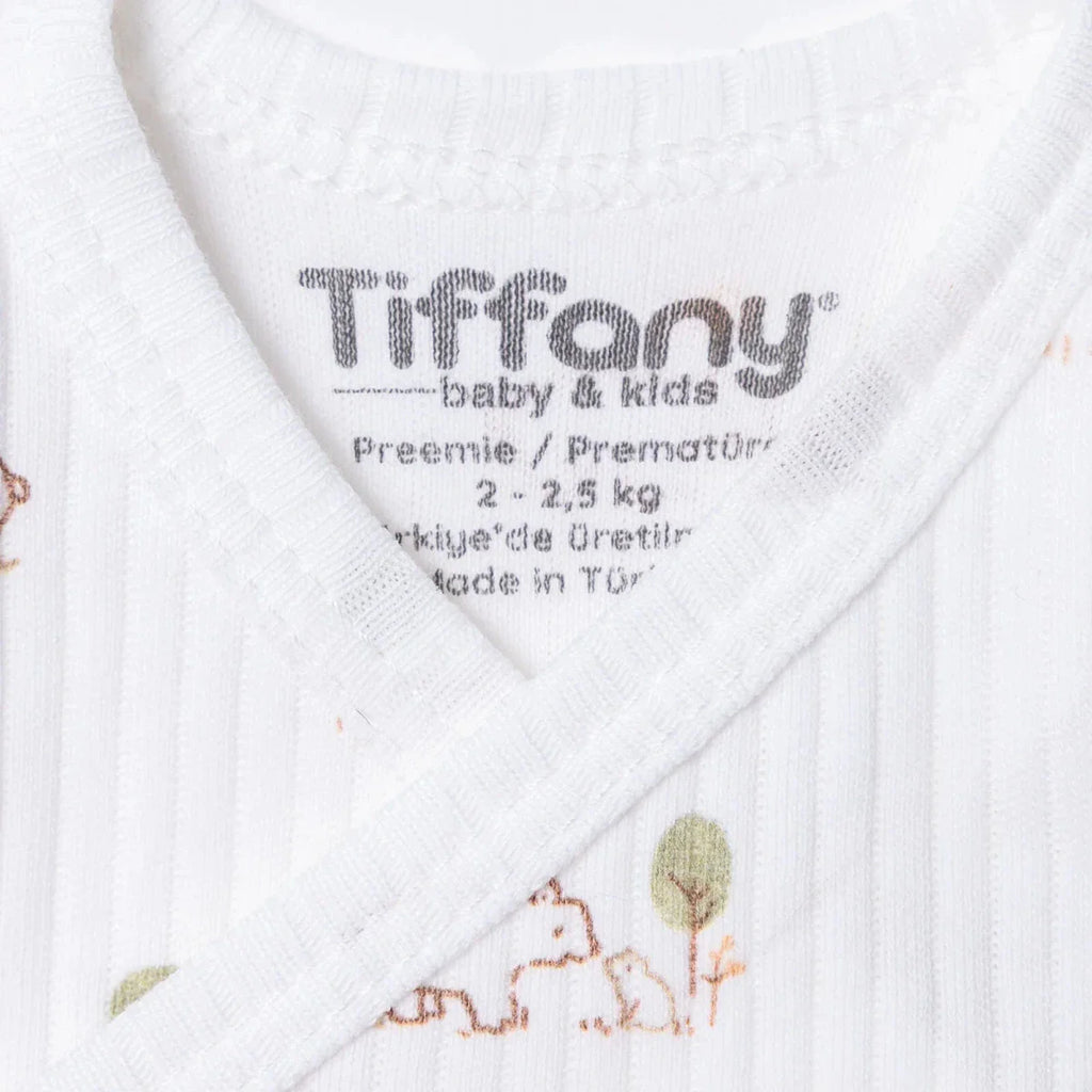 Tiffany 100% Cotton Tiny Baby Set - Ecru