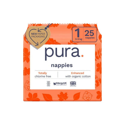 Pura Eco Nappy Size 1 - 25 nappies