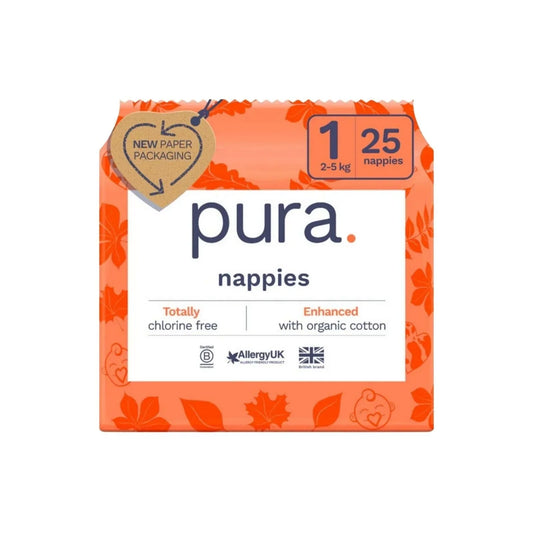 Pura Eco Nappy Size 1 - 25 nappies