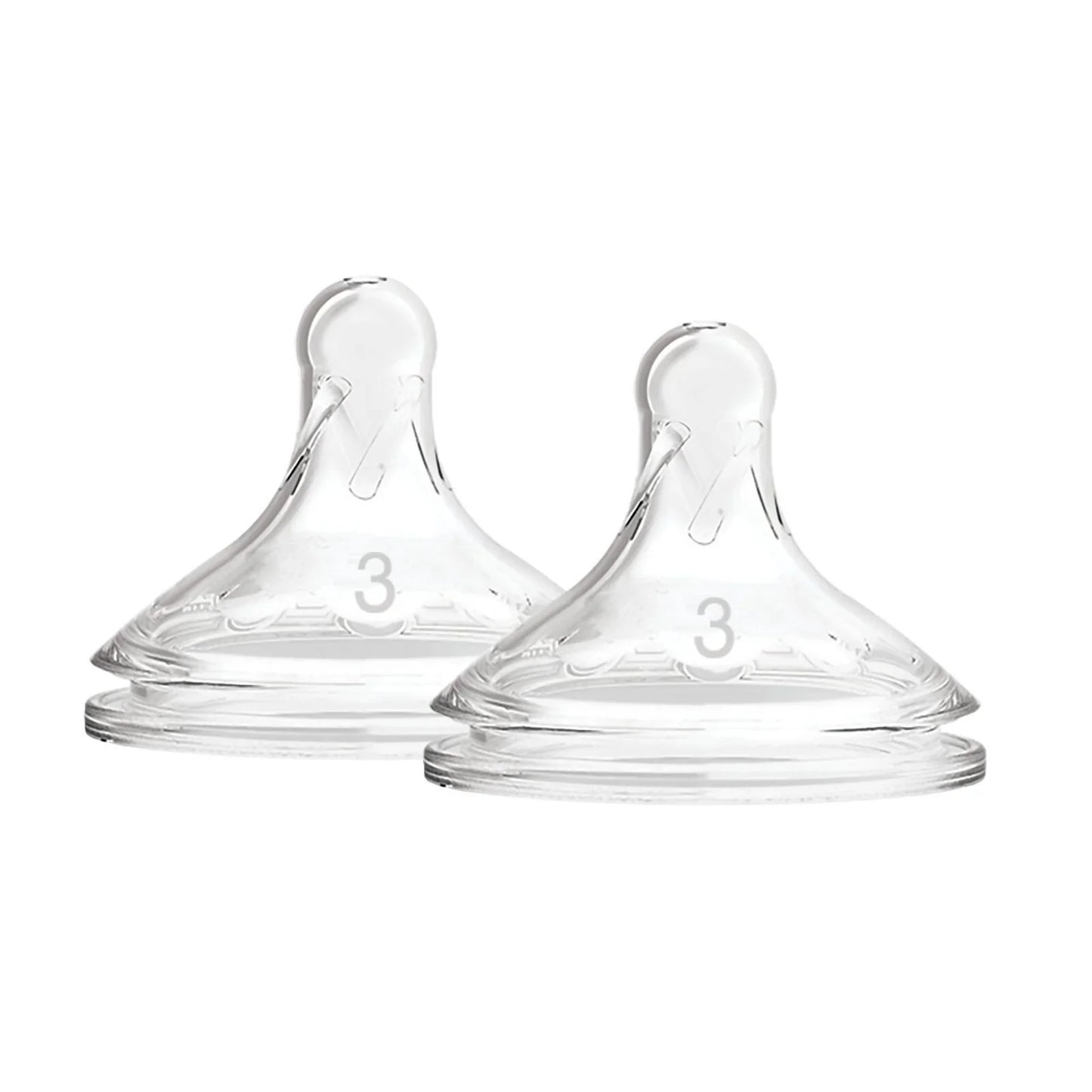Dr. Brown's Options+ Baby Bottle Teats Level 3 Wide Neck 6+ months Pack of 2