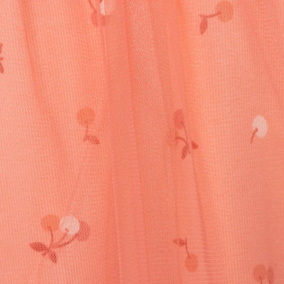 HelloBaby Winter Cherry Dress - Salmon