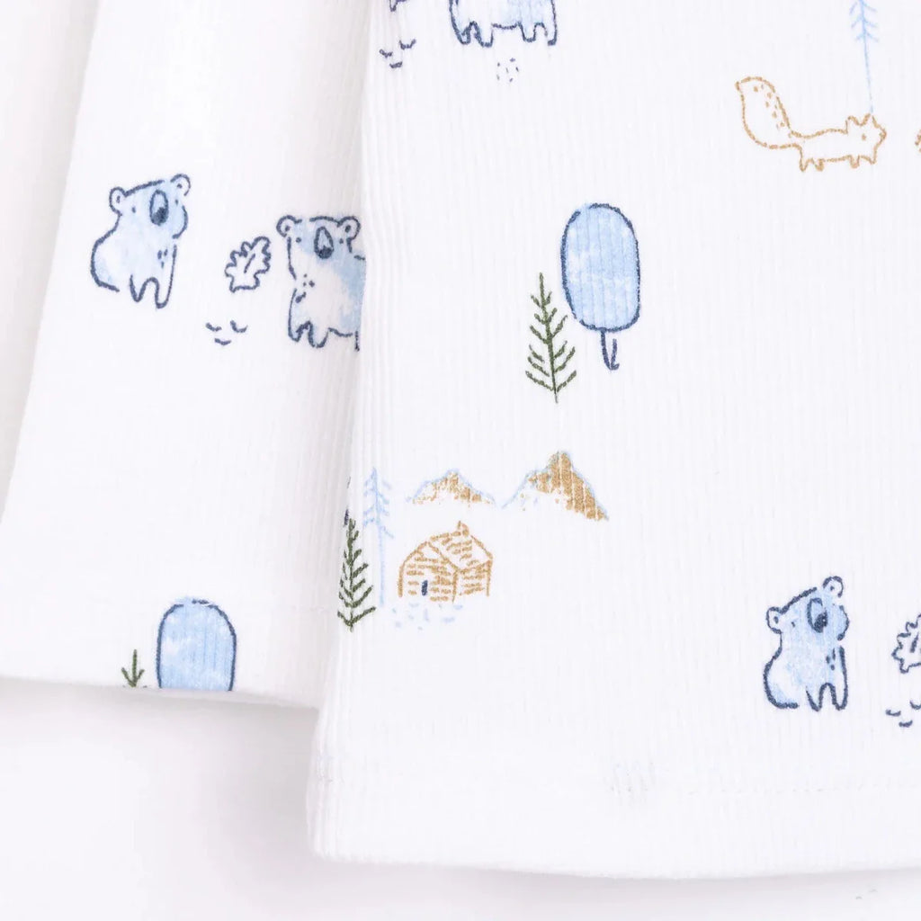 HelloBaby Boy Long Sleeve Pyjamas Set - Ecru