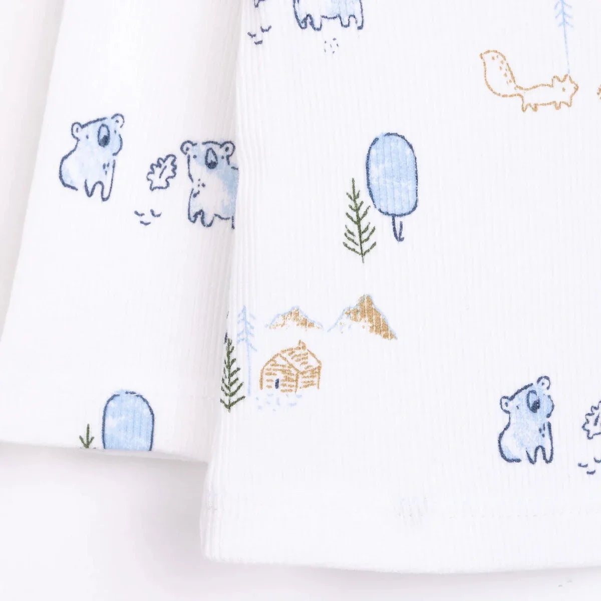 HelloBaby Boy Long Sleeve Pyjamas Set - Ecru