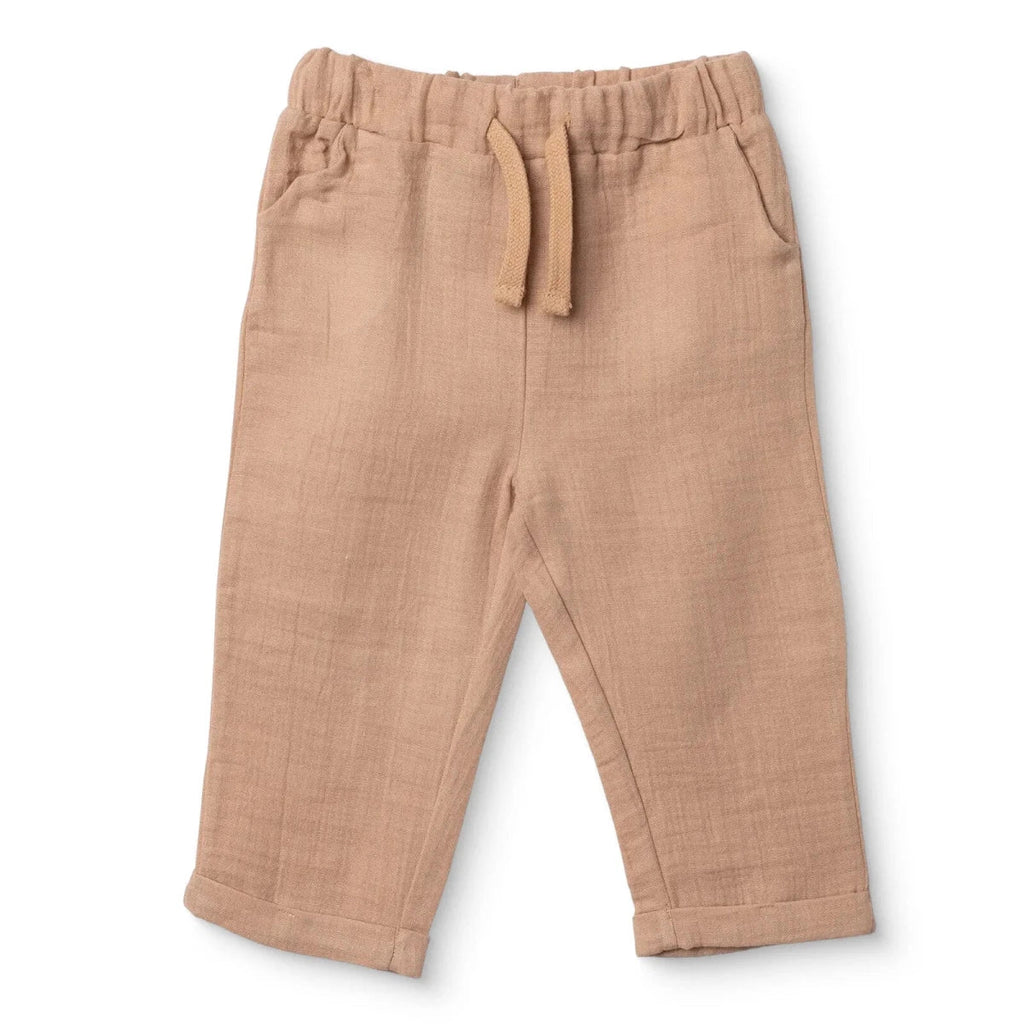 HelloBaby Turn-Up Muslin Baby Trousers (6-9 Months to 4-5 Years)