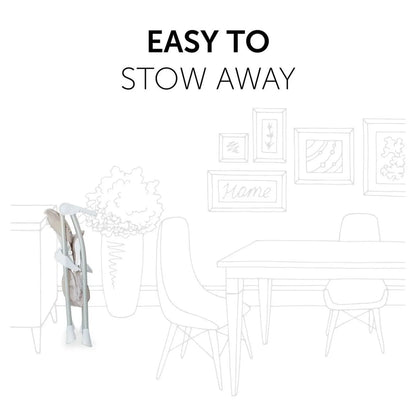 Hauck Sit N Fold Highchair - Beige