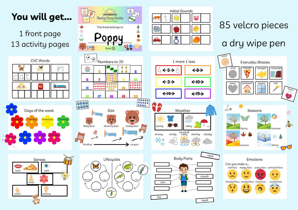 Book 2 - Age 4-6 years - Early Years Busy Book