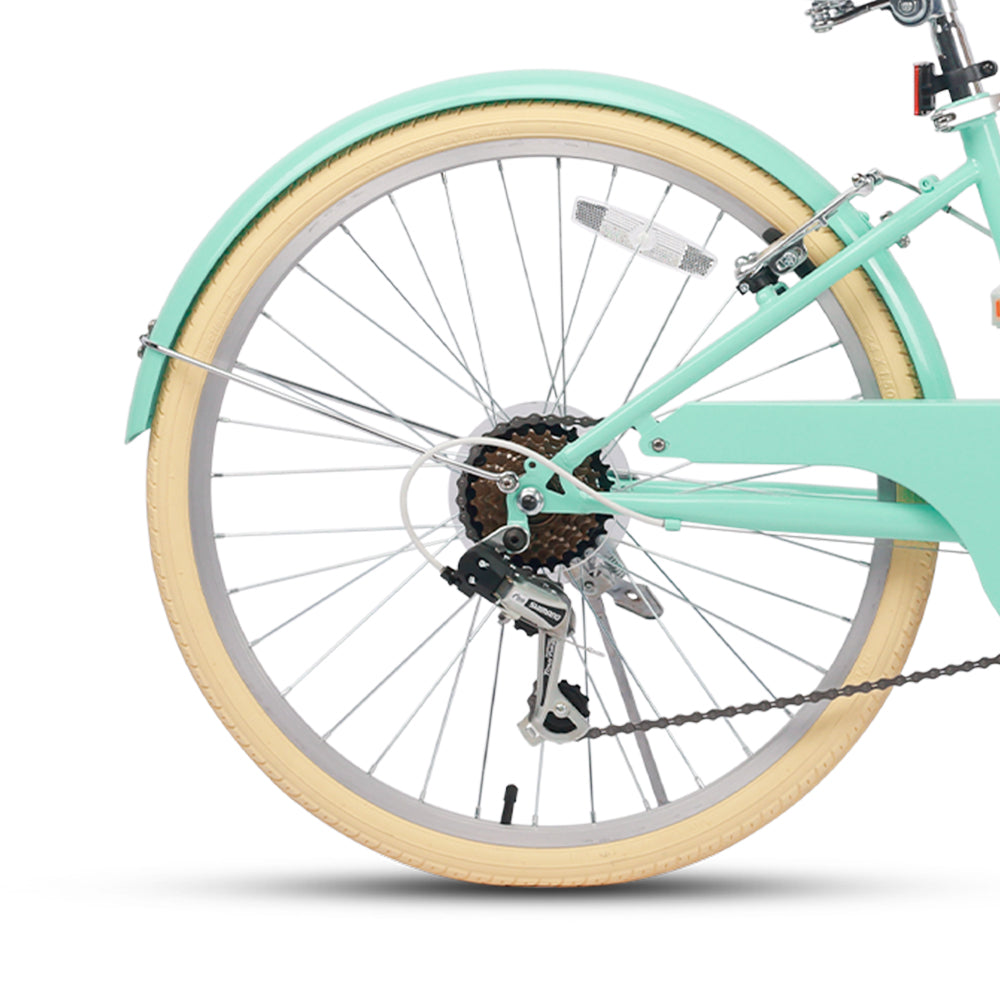 Glerc 20 Inch Beach Cruiser Hybrid Kids Bike - Missy