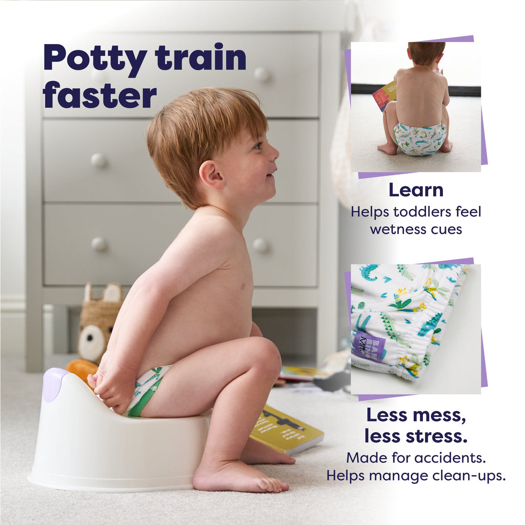 NEW: 3 Pack Reusable Potty Training Pants in Wild Life - Elite Design