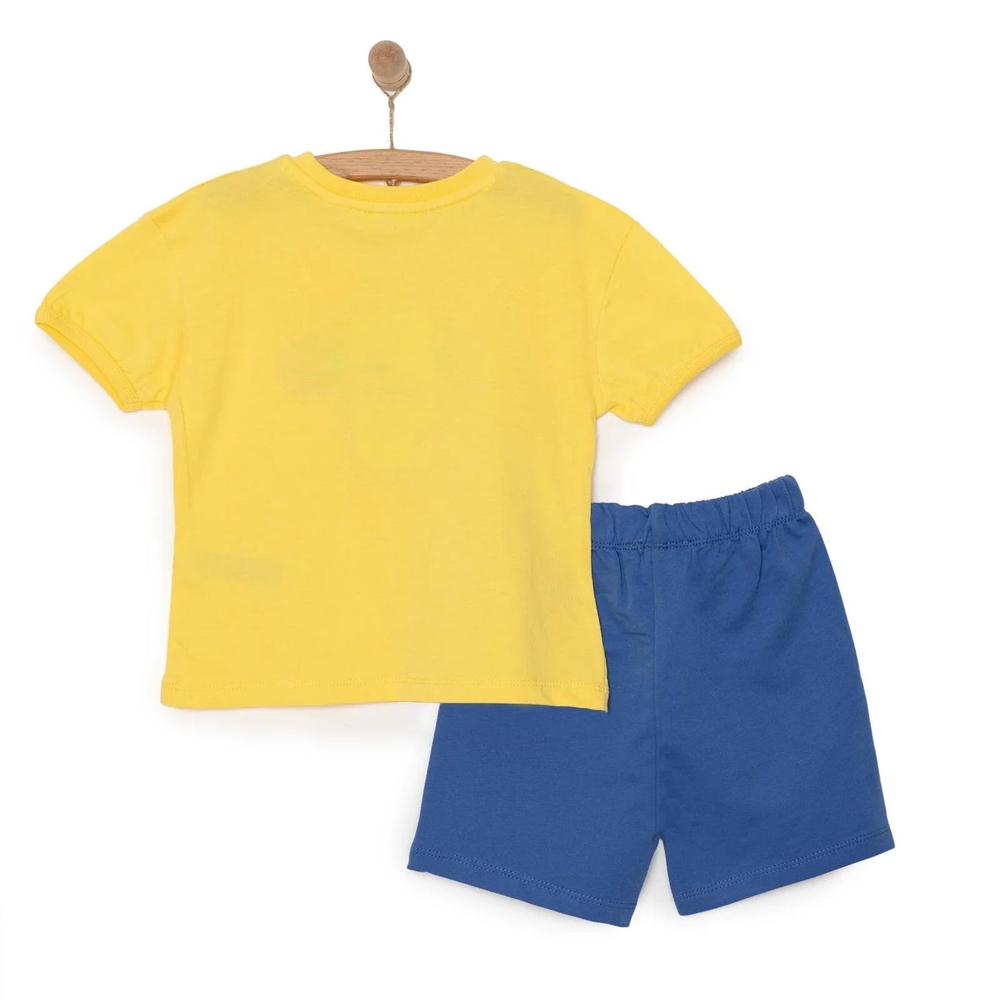 HelloBaby Motto Boy T-shirt & Short - Yellow