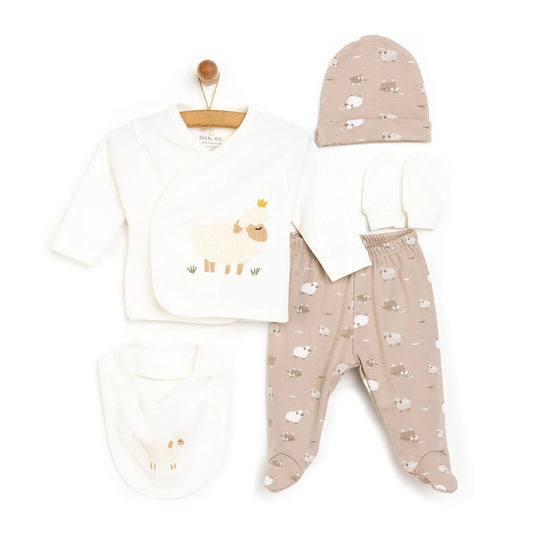 Little Life Newborn  5 Pcs Newborn Starter Set - Light Brown