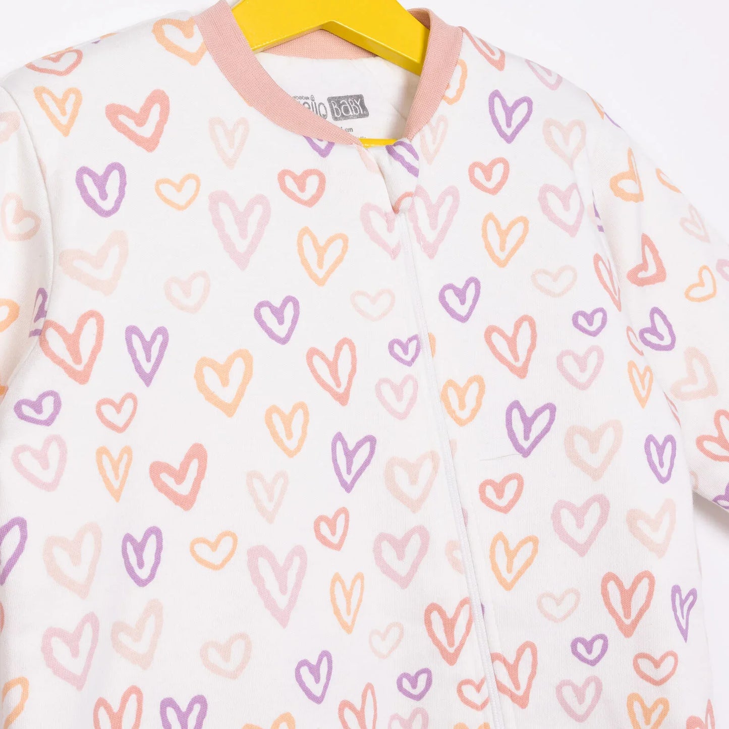 HelloBaby Girl Sleepsuit - Light Pink