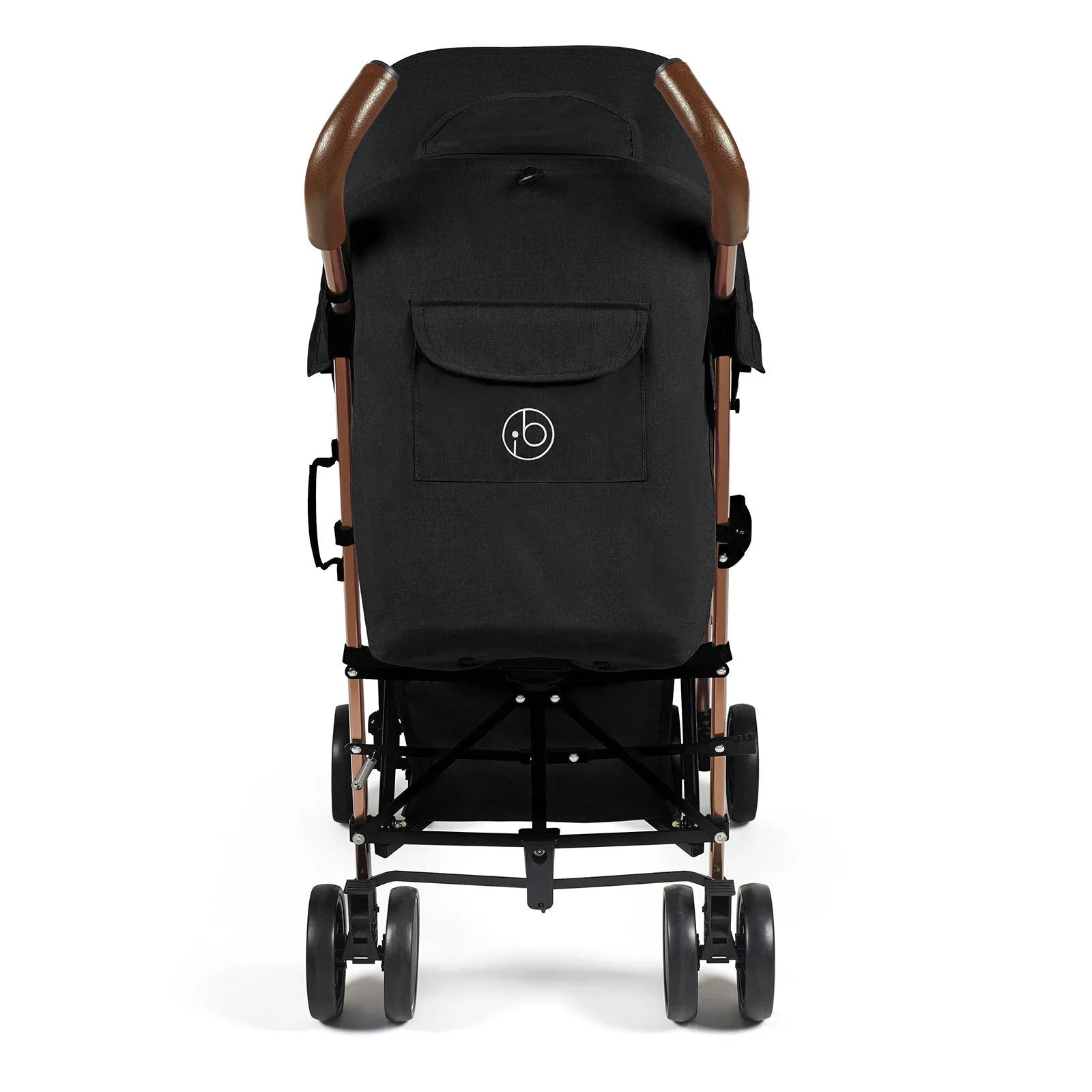 Ickle Bubba Discovery Prime Stroller Black on Rose