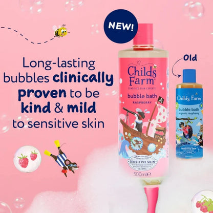 Childs Farm Bubble Bath 500ml - Raspberry