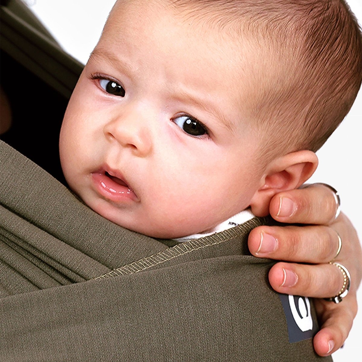 Gaia Carry Stretchy Baby Wrap Pure Tencel - Forest Green