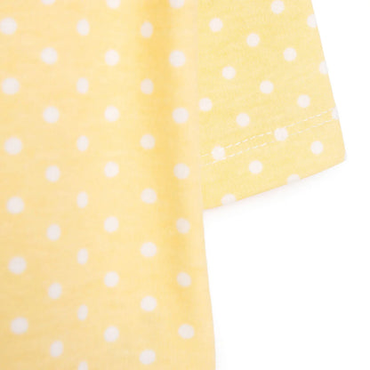 HelloBaby Newborn Girl Footed Jumpsuit - Yellow