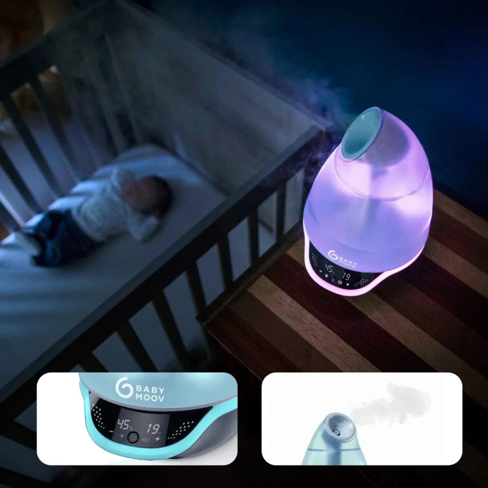 Babymoov Hygro Plus 3-in-1 Baby Humidifier