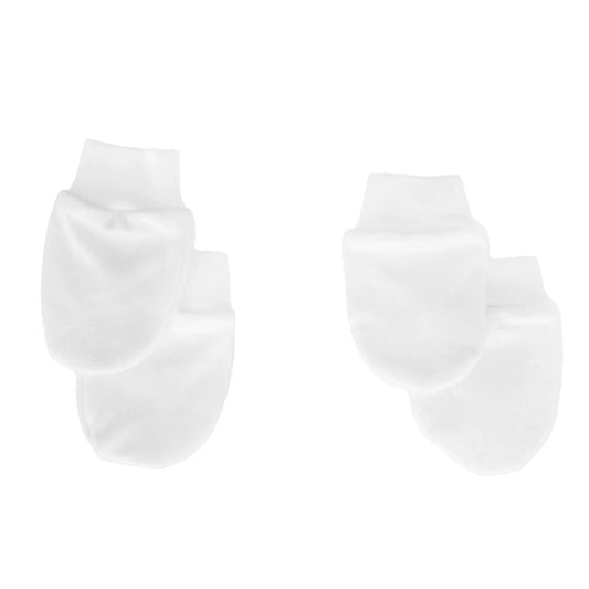 HelloBaby Newborn Mittens - Ecru