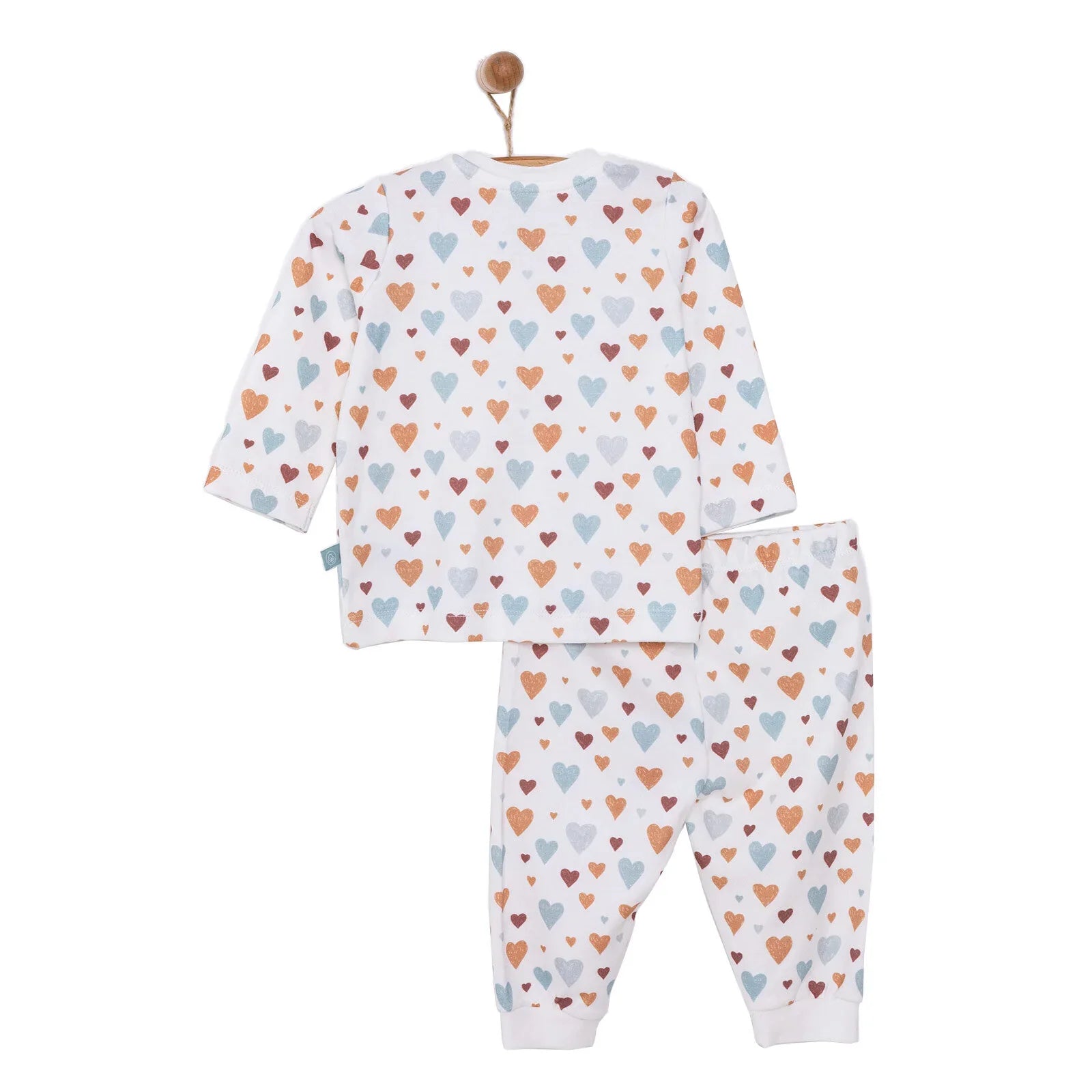 Pambuliq Baby Girl Long Sleeve Pyjamas Set - Beige