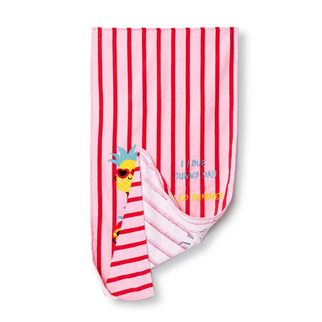 Little Dreams Baby Girl Towel - Red