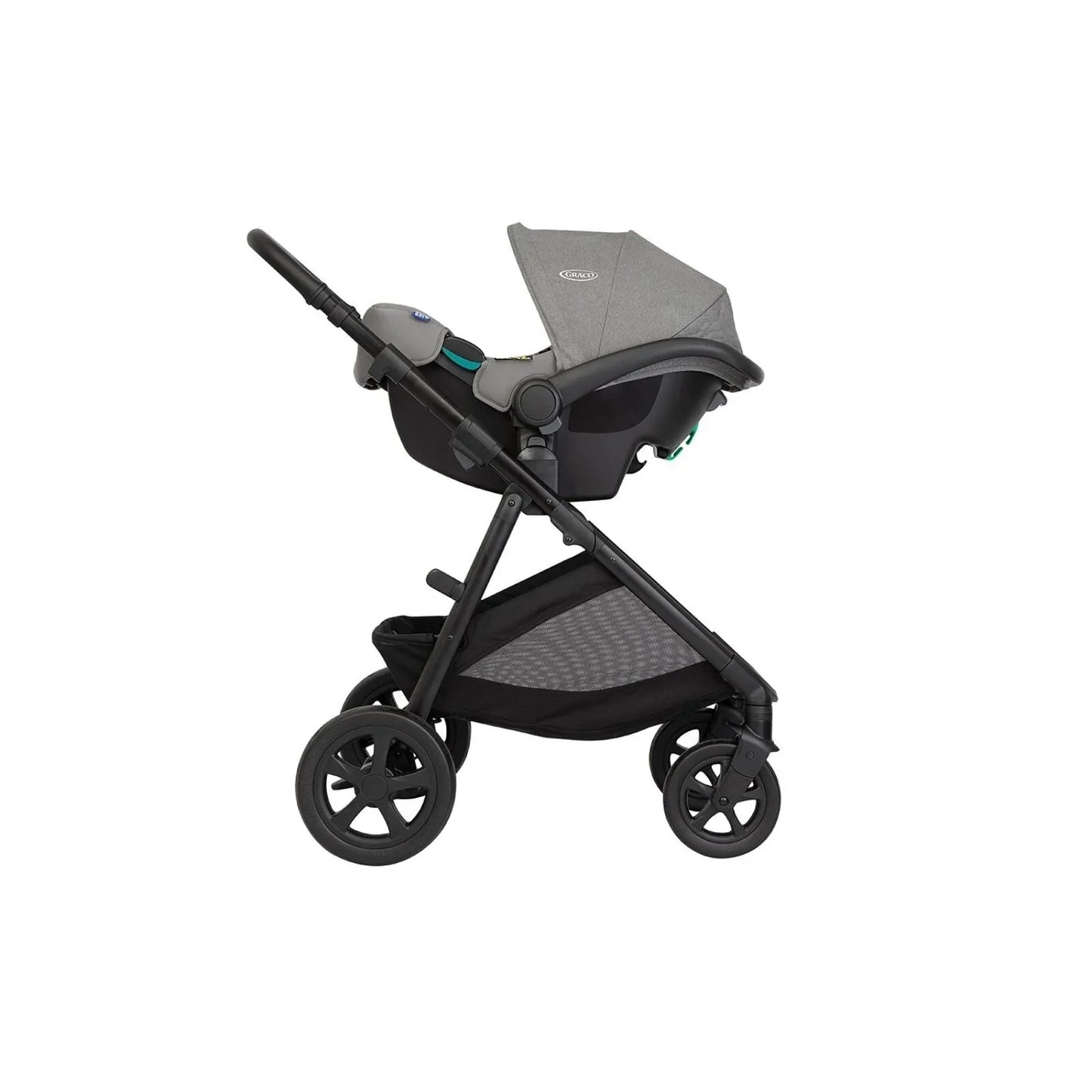 Graco Near2Me DLX Trio Travel System - Ash
