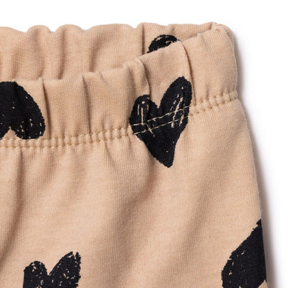 HelloBaby Sweatshirt Leggings - Beige
