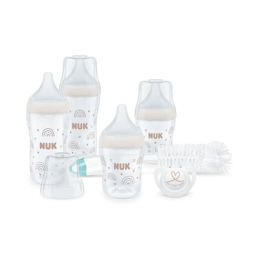 NUK Anti-Colic Perfect Match Starter Set Pack of 7 - Rainbow