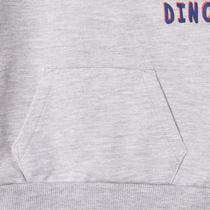 HelloBaby Cool Dino Jogging Set - Grey Melange