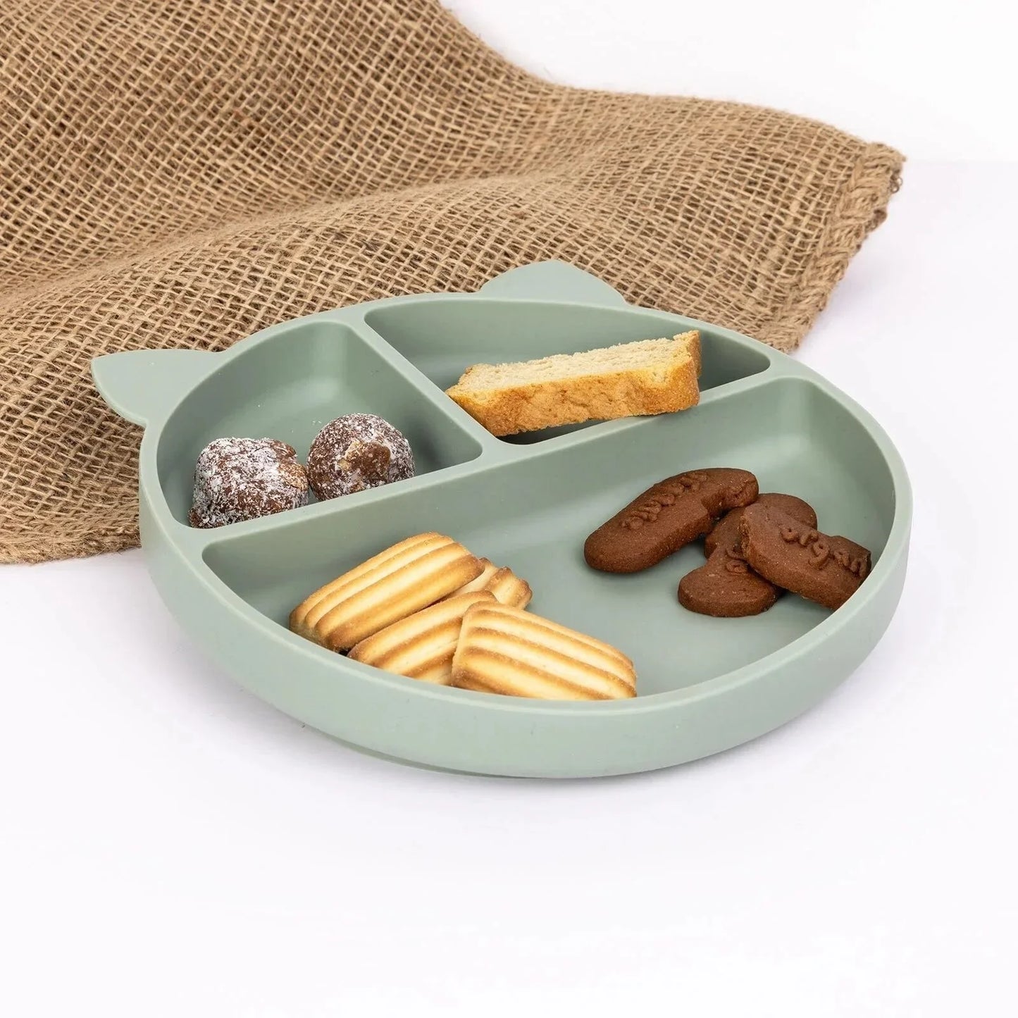 baby plus Silicone Suction Plate - Green