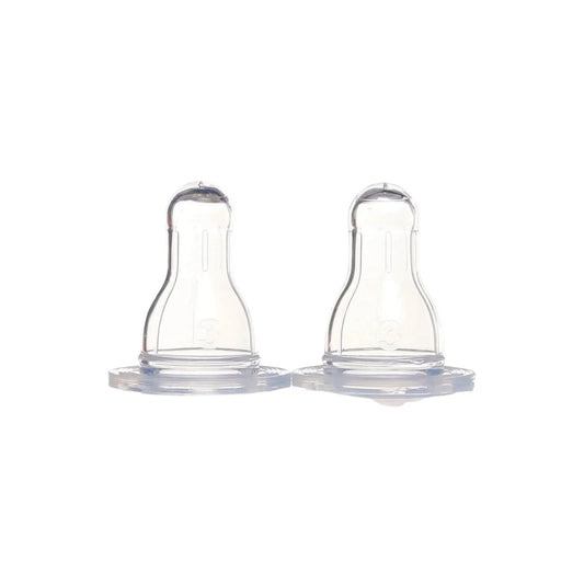 baby plus Anti Colic Bottle Teat Level 3 Pack of 2