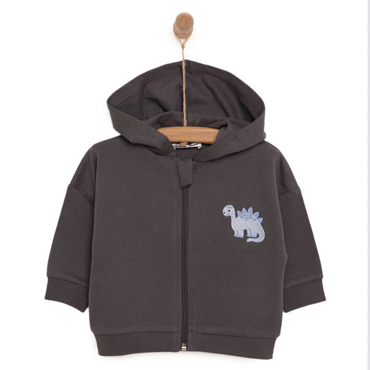 HelloBaby Boy Cardigan - Dark Grey