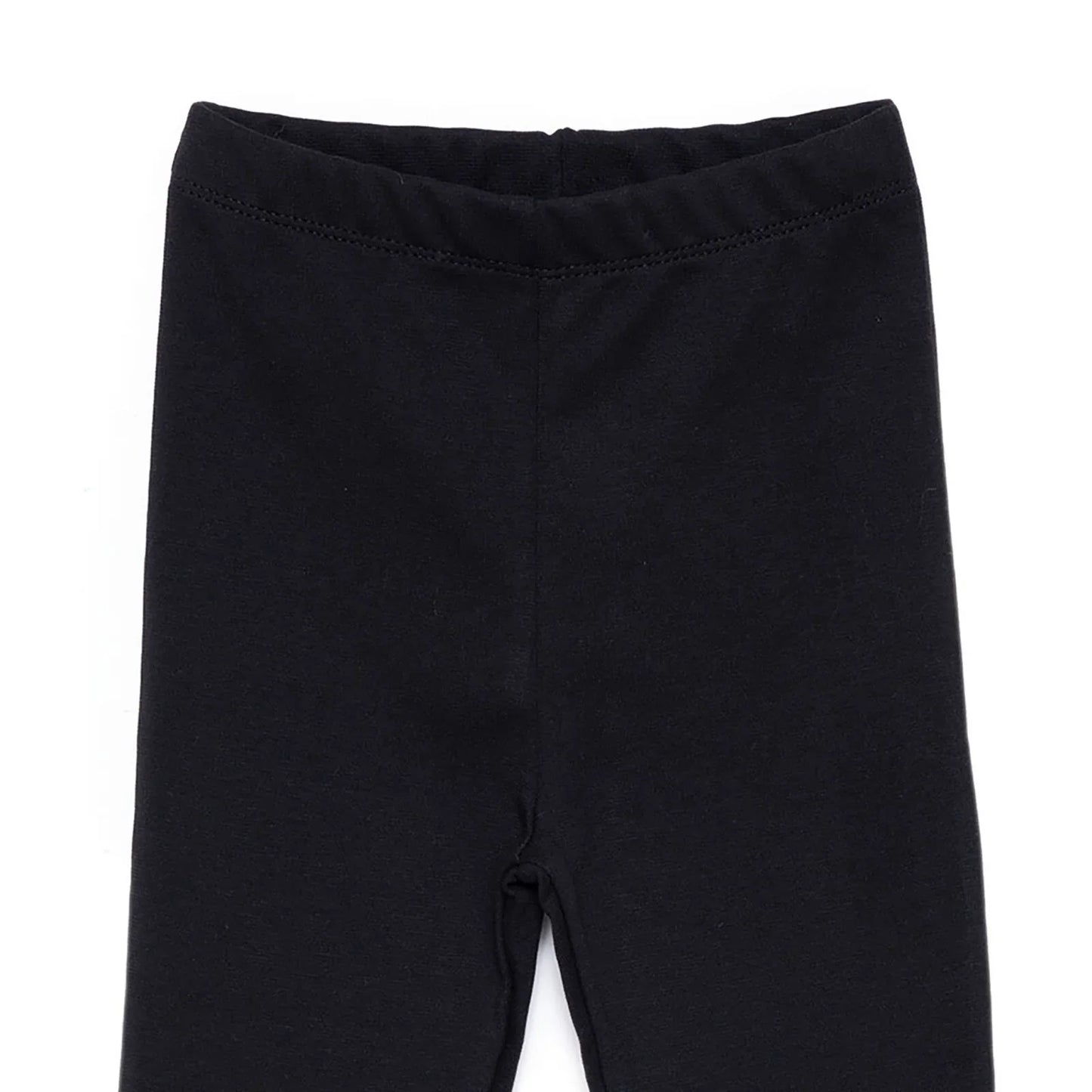 HelloBaby Basic Girl Flare Leggings - Black