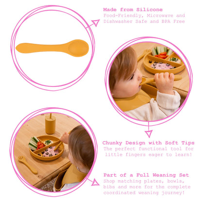 Silicone Baby Weaning Spoon