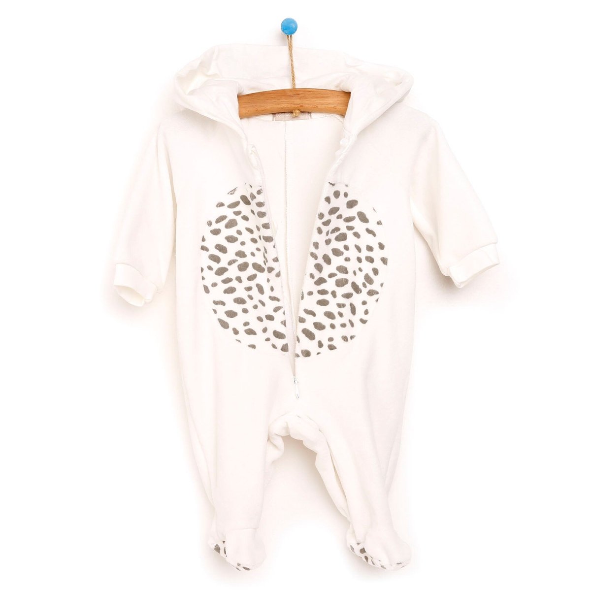 Cassiope Newborn Funny Friend Velvet Footed - Ecru