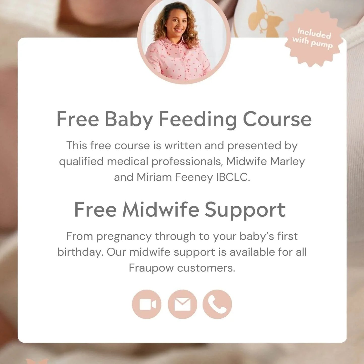 Fraupow Wearable Electric Breast Pump