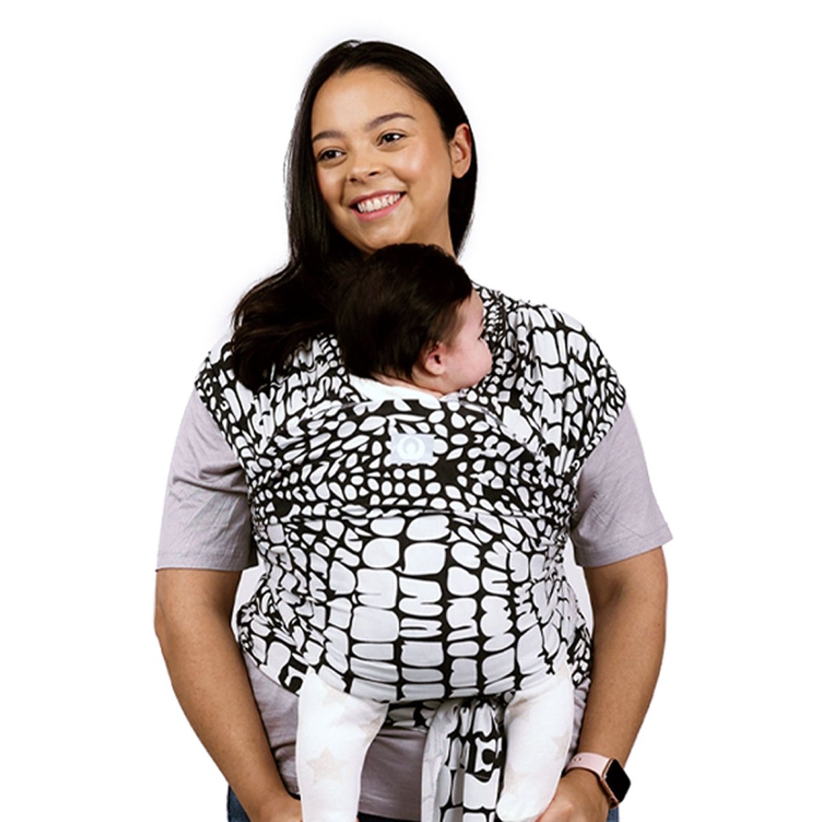 Gaia Carry Stretchy Baby Wrap Pure Tencel - Crocodile