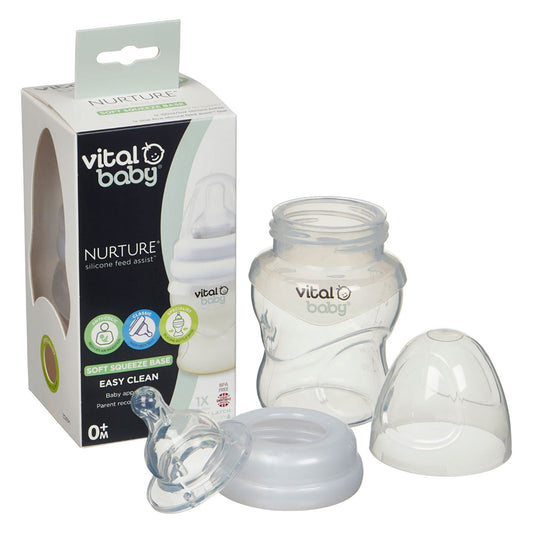 Vital Baby Nurture Silicone Feed Bottle 150ml