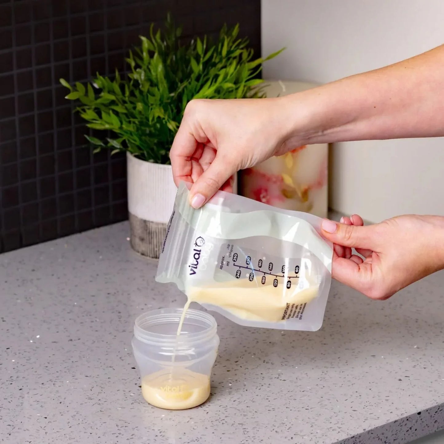 Vital Baby Nurture Easy Pour Breast Milk Storage Bags 30 pcs